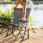 Heavy-Duty Freestyle Kickback Rocker - Choice 345 - Heavy-Duty Kickback Rocker with Beverage Holder Detail