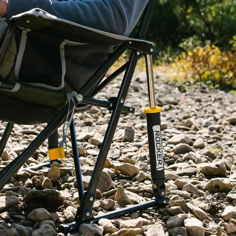 Heavy-Duty Freestyle Kickback Rocker - Choice 345 - Heavy-Duty Kickback Rocker with Beverage Holder Detail