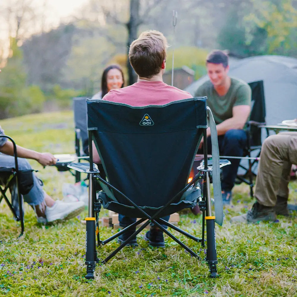 Heavy-Duty Freestyle Kickback Rocker - Choice 345 - Heavy-Duty Kickback Rocker with Beverage Holder Detail