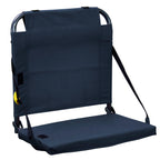 Ergonomic Back-Support BleacherBack - Choice 696 - Ergonomic Portable Stadium Seat for Sports Events - Navy