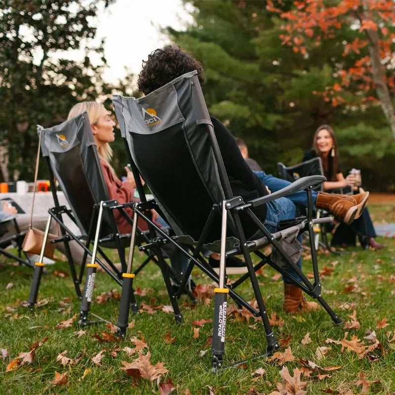 Heavy-Duty Freestyle RoadTrip Rocker - Choice 855 - Freestyle Rocker Portable Outdoor Folding Chair Detail