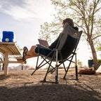 Heavy-Duty Freestyle RoadTrip Rocker - Choice 855 - Freestyle Rocker Portable Outdoor Folding Chair Detail