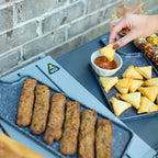 Portable Culinary Slim-Fold Cook Station - Choice 575 - Portable Compact BBQ Grilling Tool Set Detail