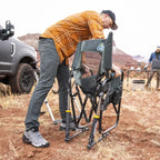 Patented Spring-Action Stowaway Rocker - Choice 794 - Patented Spring-Action Rocking Chair for Camping Detail