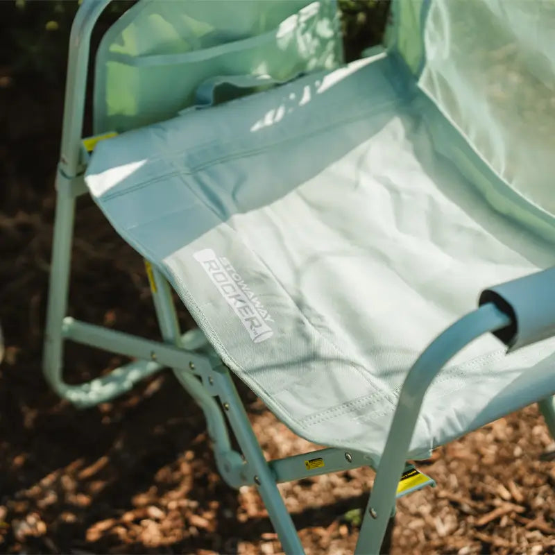 Patented Spring-Action Stowaway Rocker - Choice 794 - Patented Spring-Action Rocking Chair for Camping Detail