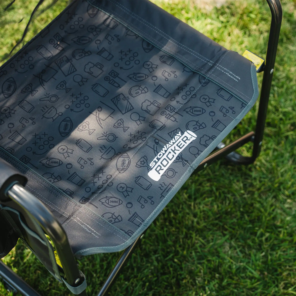 Patented Spring-Action Stowaway Rocker - Choice 794 - Patented Spring-Action Rocking Chair for Camping Detail