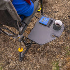 Patented Spring-Action Stowaway Rocker with Side Table - Choice 253 - Freestyle Rocker Portable Outdoor Folding Chair Detail