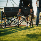 Smooth Motion Tandem Rocker - Choice 227 - Heavy-Duty Kickback Rocker with Beverage Holder Detail