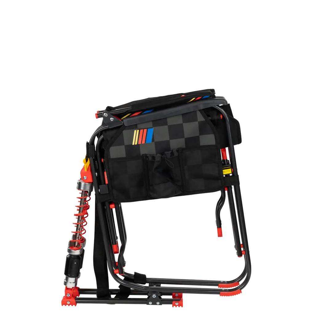 Smooth Motion Adjustable Rocker - NASCAR - Choice 899 - Freestyle Rocker Portable Outdoor Folding Chair Detail