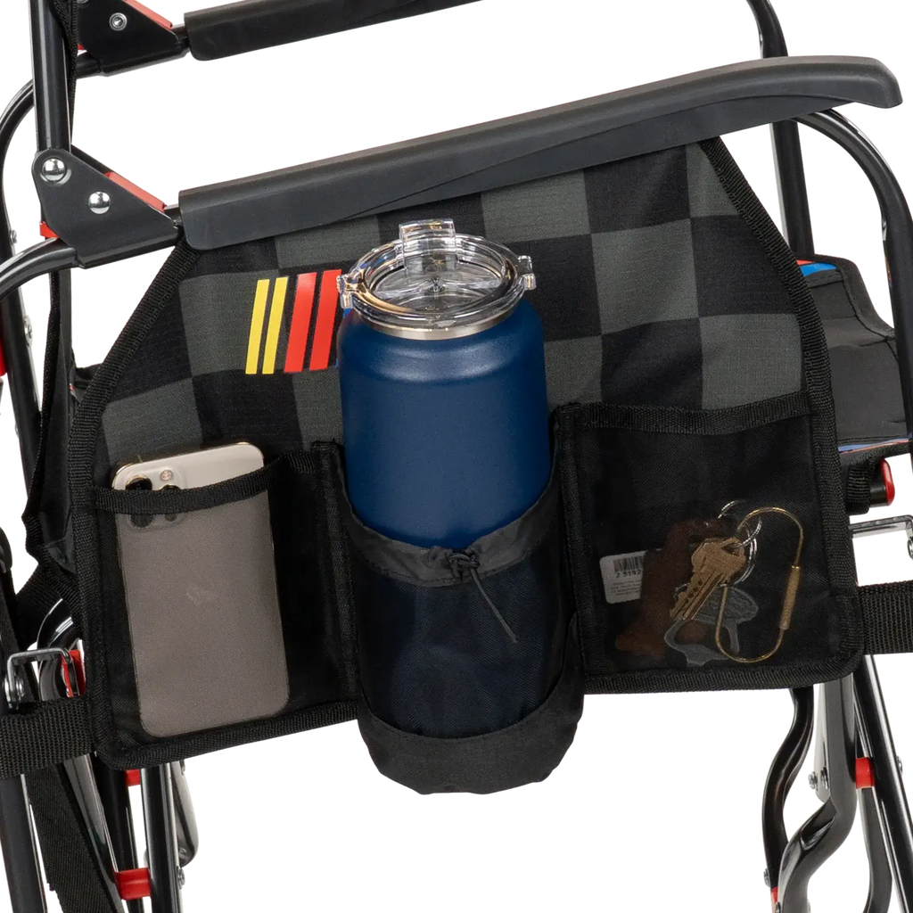 Smooth Motion Adjustable Rocker - NASCAR - Choice 899 - Freestyle Rocker Portable Outdoor Folding Chair Detail