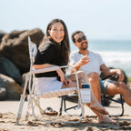 Luxury Camp Beach Rocker - Choice 712 - Freestyle Rocker Portable Outdoor Folding Chair Detail
