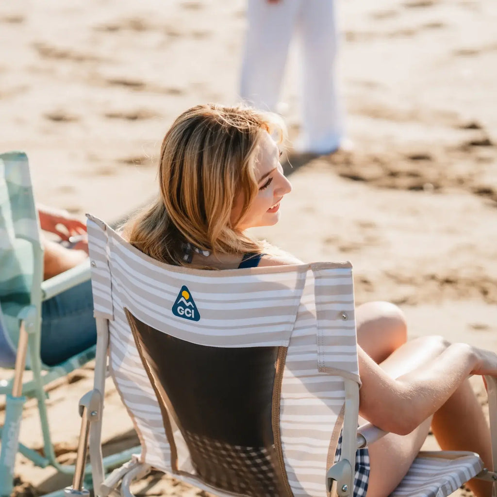Luxury Camp Beach Rocker - Choice 712 - Freestyle Rocker Portable Outdoor Folding Chair Detail
