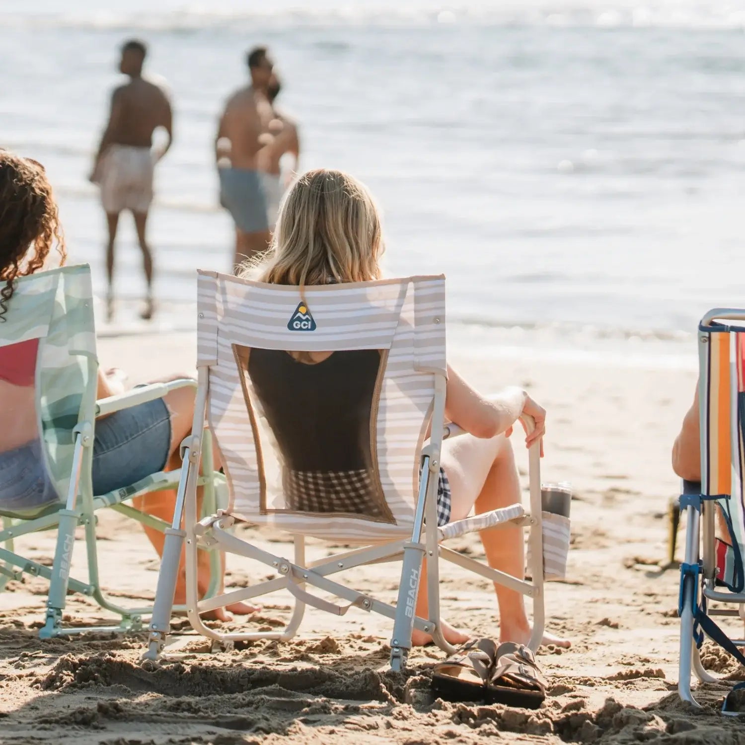 Luxury Camp Beach Rocker - Choice 712 - Freestyle Rocker Portable Outdoor Folding Chair Detail