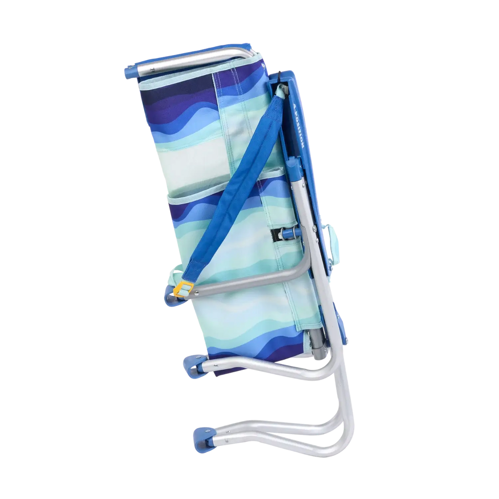 Reclining Beach Bi-Fold Beach Chair - Choice 601 - Portable Heavy-Duty Low Boy Chair for Ocean Side Detail