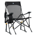 Smooth Motion BreezeRocker - Choice 504 - Patented Spring-Action Rocking Chair for Camping - Black