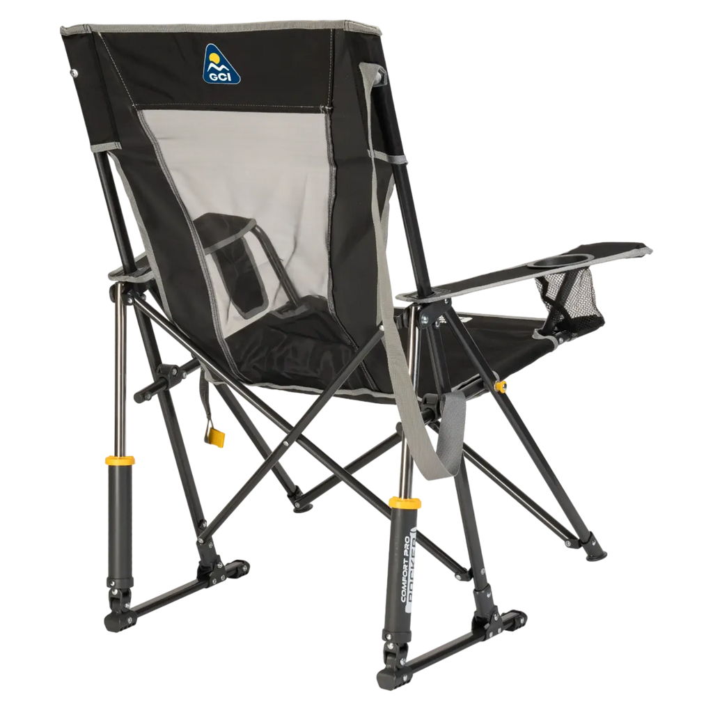 Smooth Motion Comfort Pro Rocker - Choice 375 - Heavy-Duty Kickback Rocker with Beverage Holder Detail