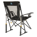 Smooth Motion Comfort Pro Rocker - Choice 375 - Heavy-Duty Kickback Rocker with Beverage Holder Detail