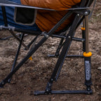 Smooth Motion Comfort Pro Rocker - Choice 375 - Heavy-Duty Kickback Rocker with Beverage Holder Detail
