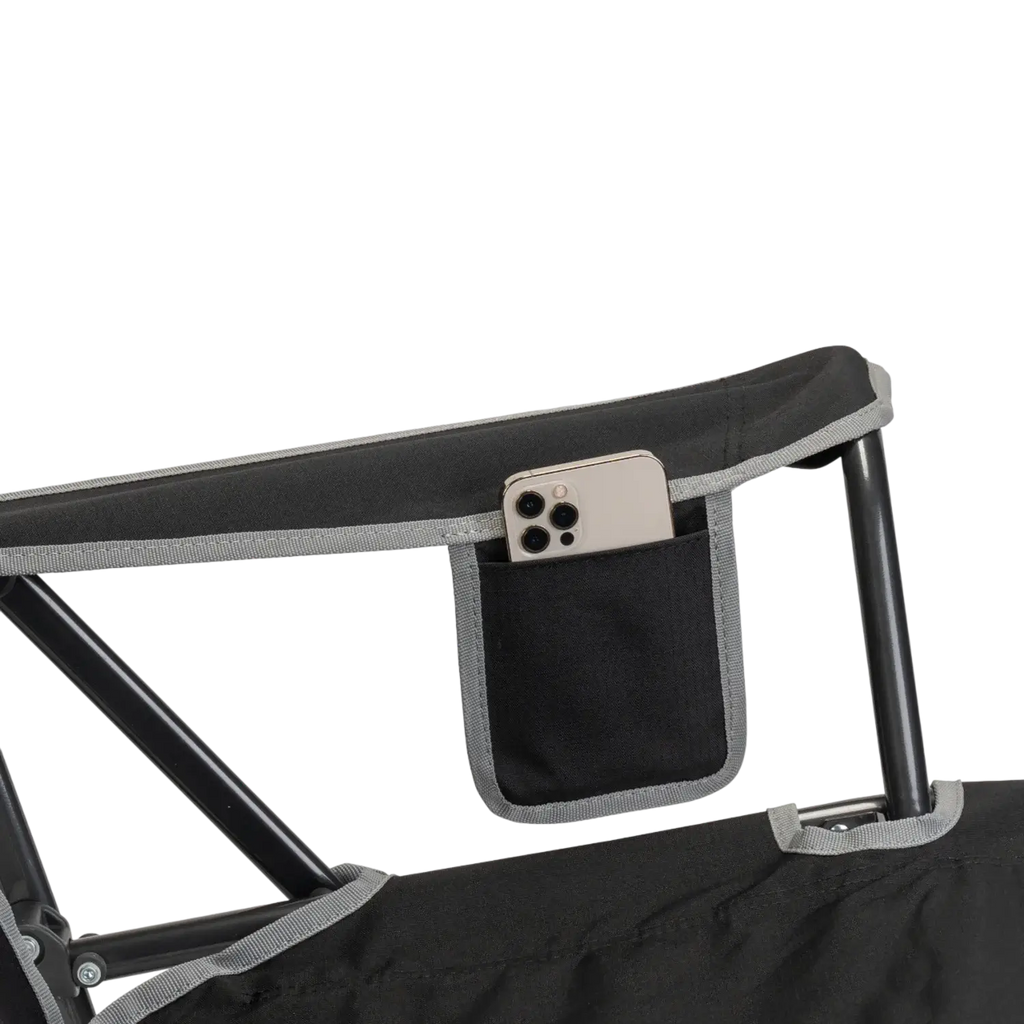 Smooth Motion Comfort Pro Rocker - Choice 375 - Heavy-Duty Kickback Rocker with Beverage Holder Detail