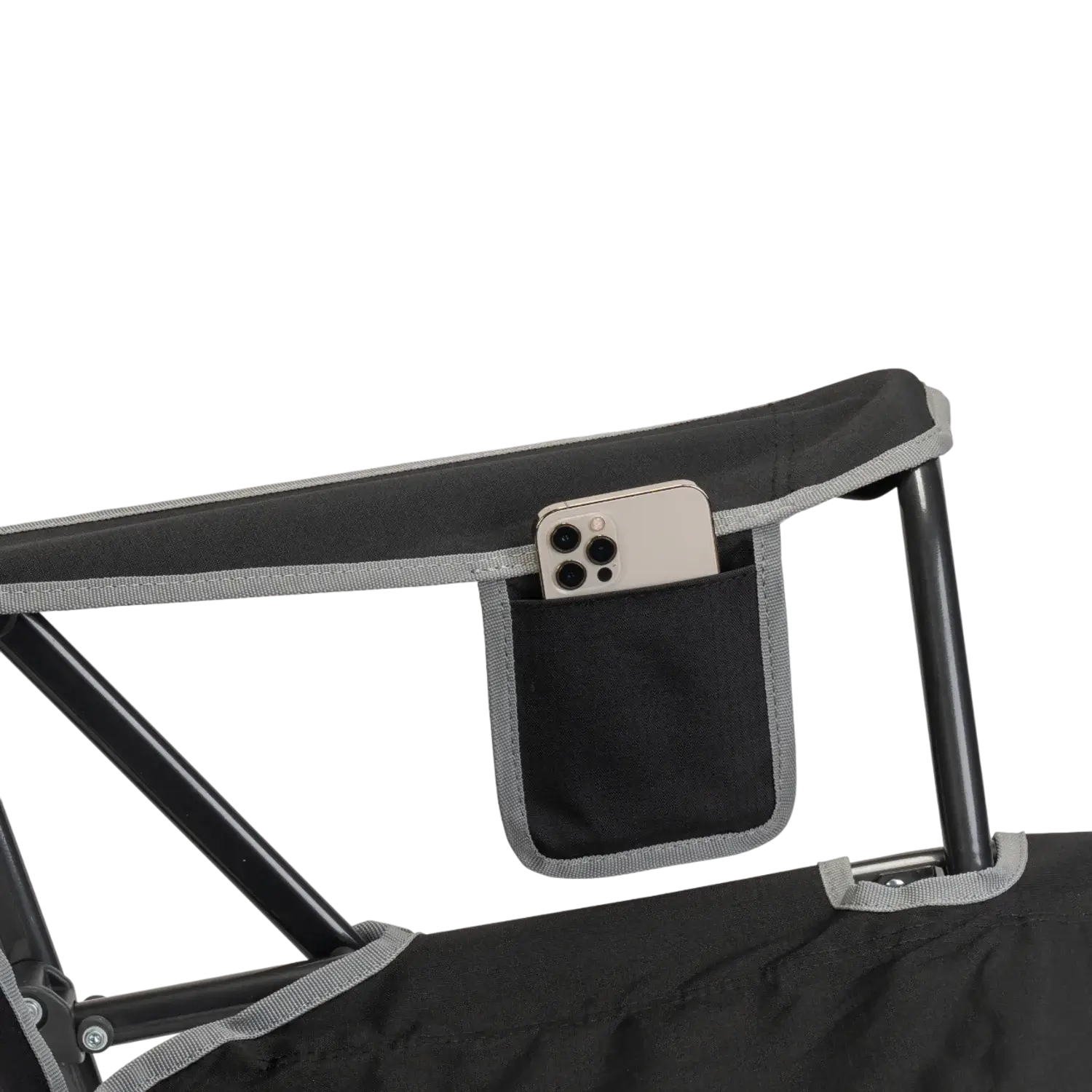 Smooth Motion Comfort Pro Rocker - Choice 375 - Heavy-Duty Kickback Rocker with Beverage Holder Detail