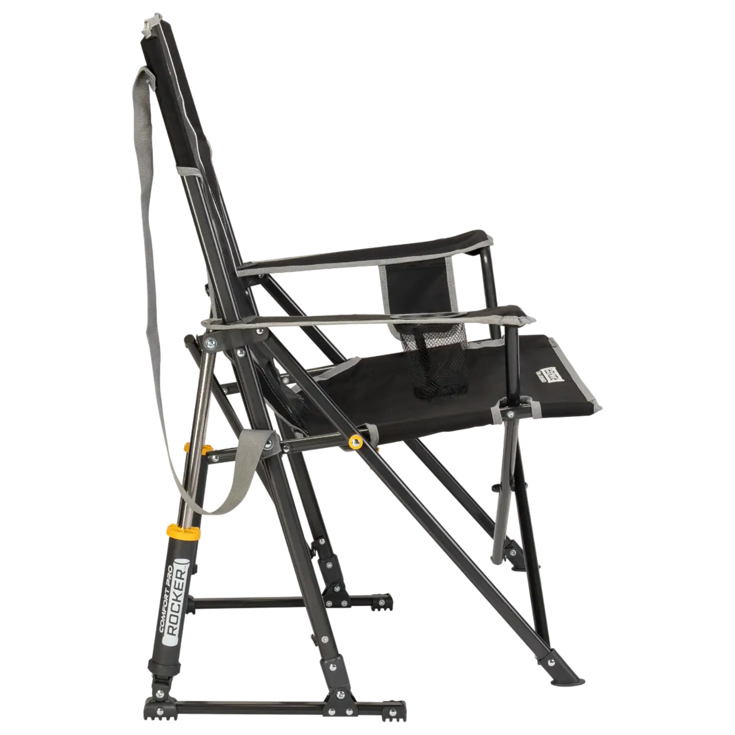 Smooth Motion Comfort Pro Rocker - Choice 375 - Heavy-Duty Kickback Rocker with Beverage Holder Detail