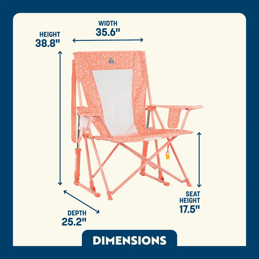 Smooth Motion Comfort Pro Rocker - Choice 375 - Heavy-Duty Kickback Rocker with Beverage Holder Detail