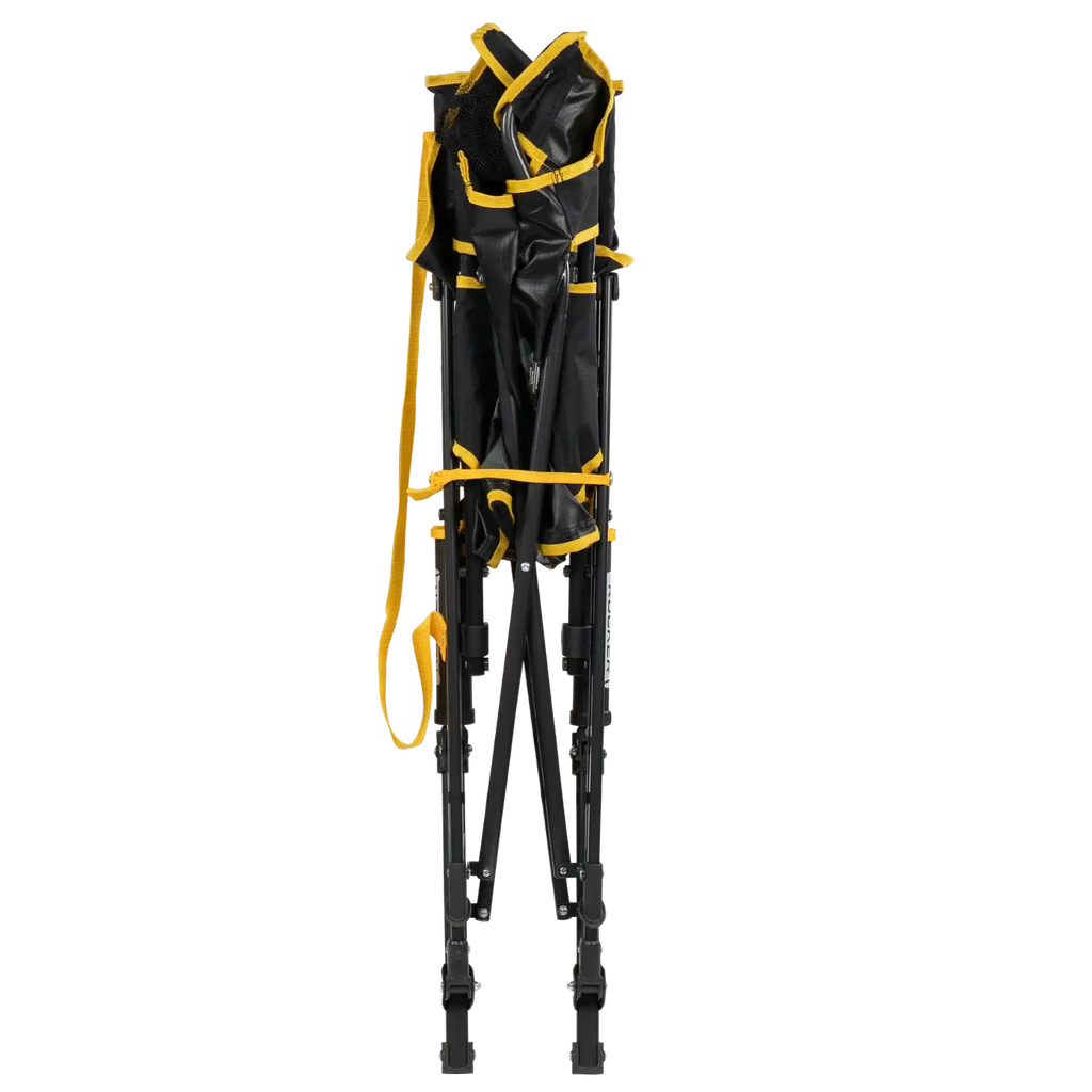 Luxury Camp College Comfort Pro Rocker - Iowa Hawkeyes - Choice 249 - Heavy-Duty Kickback Rocker with Beverage Holder Detail