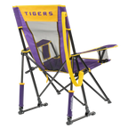 Patented Spring-Action College Comfort Pro Rocker - LSU Tigers - Choice 880 - Freestyle Rocker Portable Outdoor Folding Chair Detail