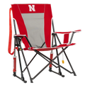 Luxury Camp College Comfort Pro Rocker - Nebraska Cornhuskers - Choice 161 - Heavy-Duty Kickback Rocker with Beverage Holder - Default Title