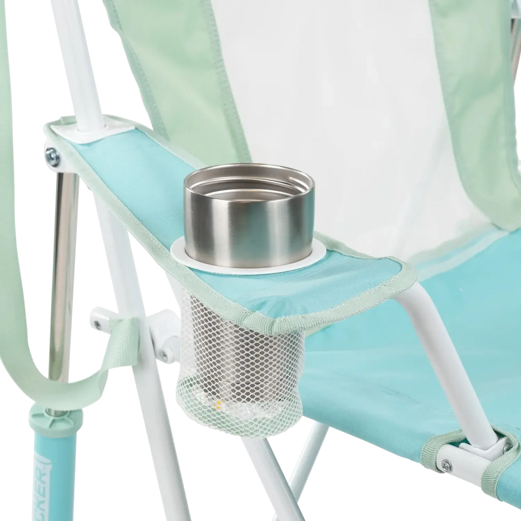 Smooth Motion Comfort Pro Rocker - Choice 375 - Heavy-Duty Kickback Rocker with Beverage Holder Detail