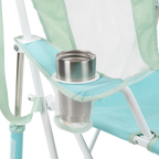 Smooth Motion Comfort Pro Rocker - Choice 375 - Heavy-Duty Kickback Rocker with Beverage Holder Detail