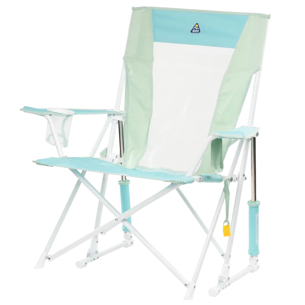 Smooth Motion Comfort Pro Rocker - Choice 375 - Heavy-Duty Kickback Rocker with Beverage Holder Detail
