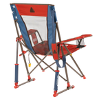 Smooth Motion Comfort Pro Rocker - USA Anniversary Deluxe - Choice 424 - Heavy-Duty Kickback Rocker with Beverage Holder Detail