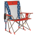 Smooth Motion Comfort Pro Rocker - USA Anniversary Deluxe - Choice 424 - Heavy-Duty Kickback Rocker with Beverage Holder - Default Title