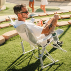 Heavy-Duty Freestyle Comfort Pro Rocker XL - Choice 107 - Heavy-Duty Kickback Rocker with Beverage Holder Detail