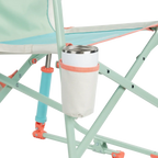 Luxury Camp Freestyle Rocker - Choice 711 - Heavy-Duty Kickback Rocker with Beverage Holder Detail