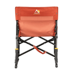 Luxury Camp Freestyle Rocker - Pumpkin Spice - Choice 373 - Heavy-Duty Kickback Rocker with Beverage Holder Detail