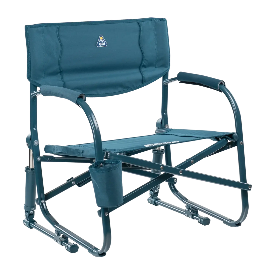 Premium All-Weather Grab & Go Rocker - Choice 551 - RoadTrip Rocker Smooth Motion Camp Chair - Teal