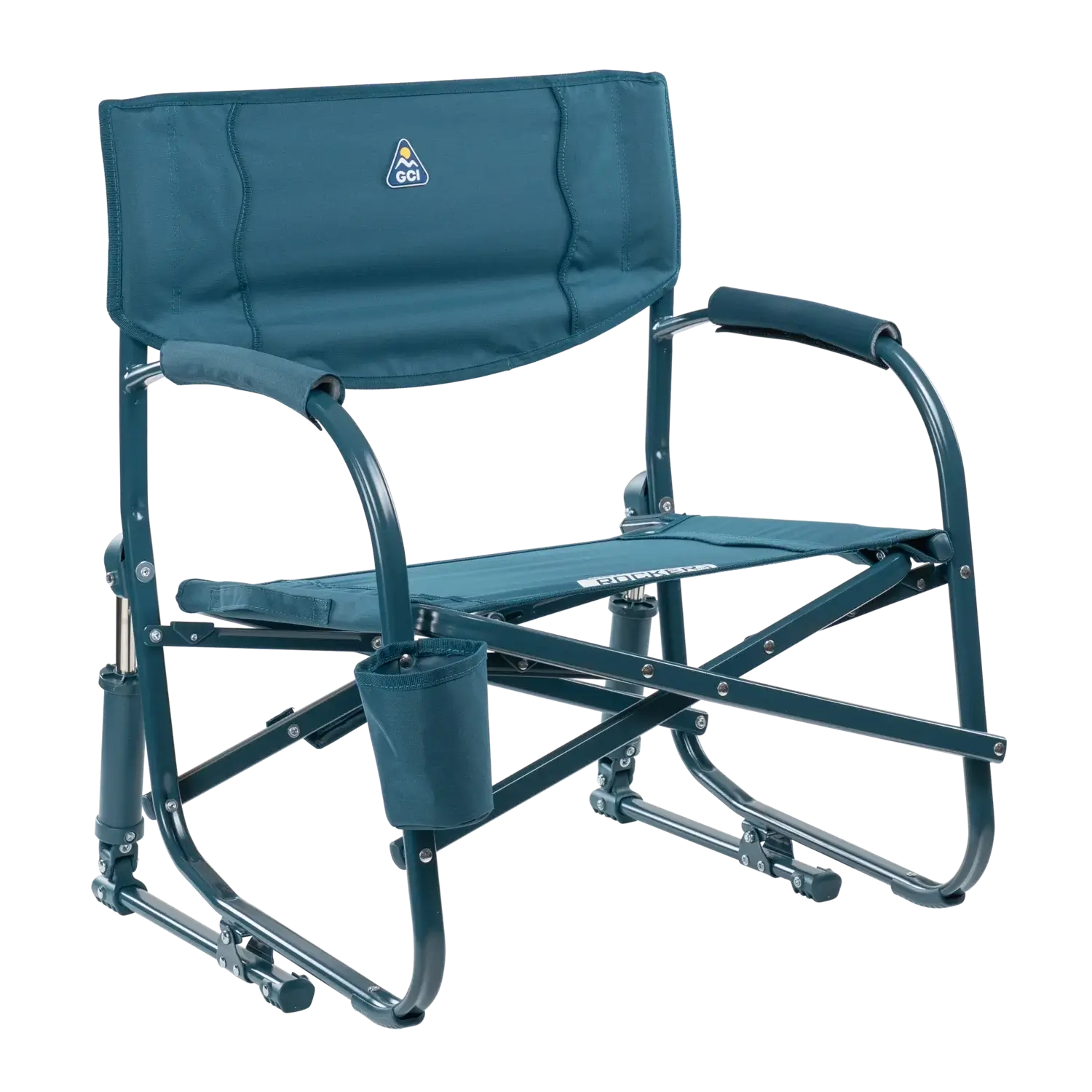 Premium All-Weather Grab & Go Rocker - Choice 551 - RoadTrip Rocker Smooth Motion Camp Chair - Teal