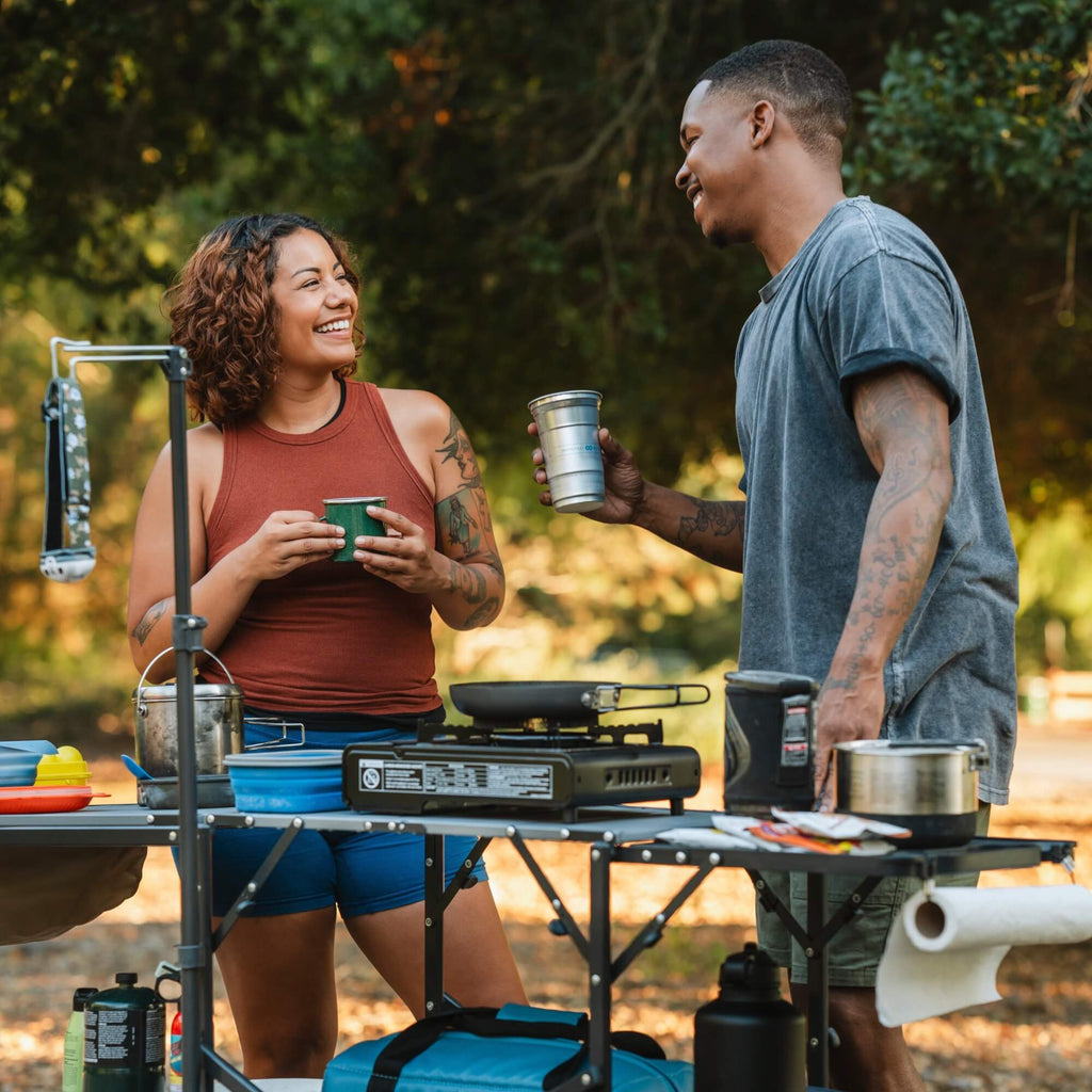 Heat-Resistant Tool Master Cook Station - Choice 171 - Heat-Resistant Over-Fire Grill Rack for Camping Detail