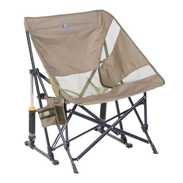 Smooth Motion Pod Rocker Elite - Choice 832 - Freestyle Rocker Portable Outdoor Folding Chair - Aged Fatigue