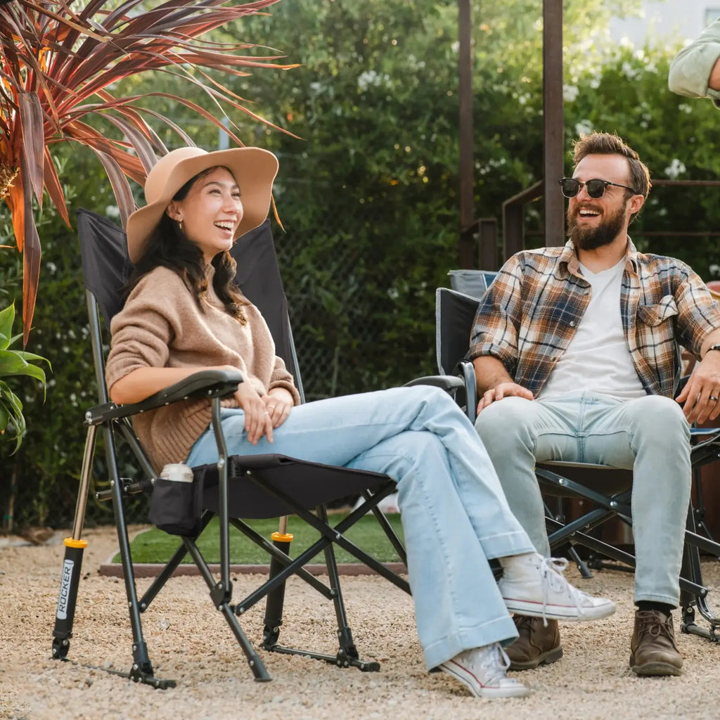 Heavy-Duty Freestyle RoadTrip Rocker - Choice 855 - Freestyle Rocker Portable Outdoor Folding Chair Detail