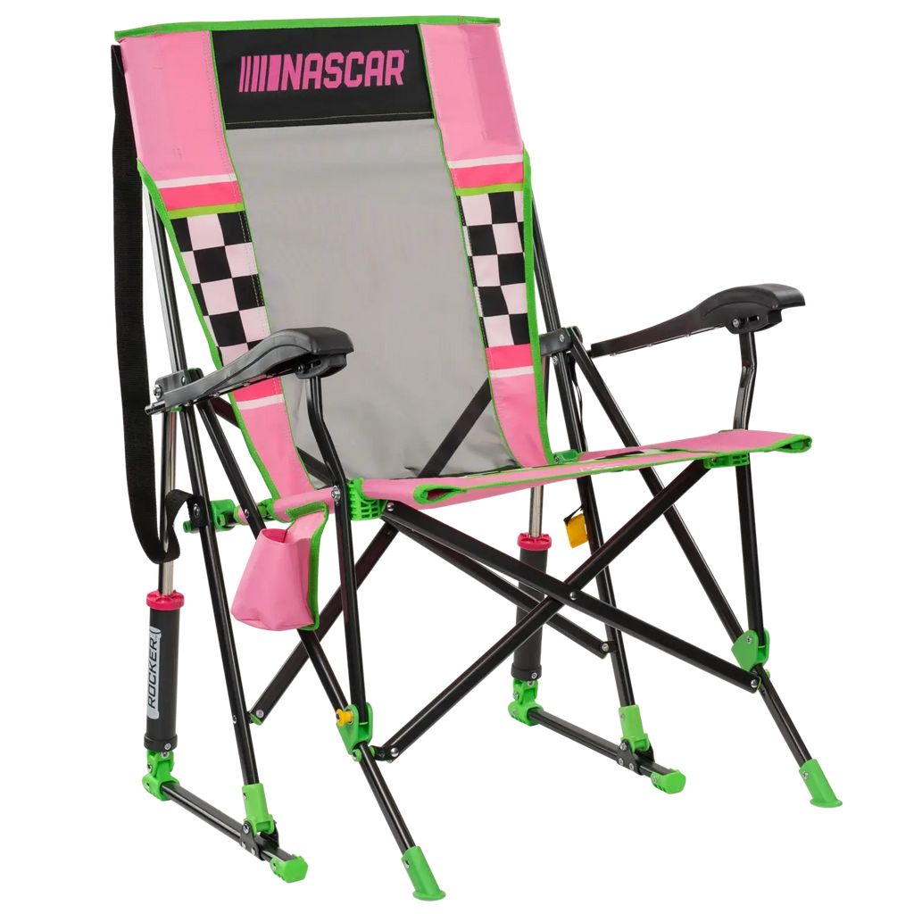 Premium All-Weather RoadTrip Rocker - NASCAR For Her - Choice 560 - Patented Spring-Action Rocking Chair for Camping - Default Title