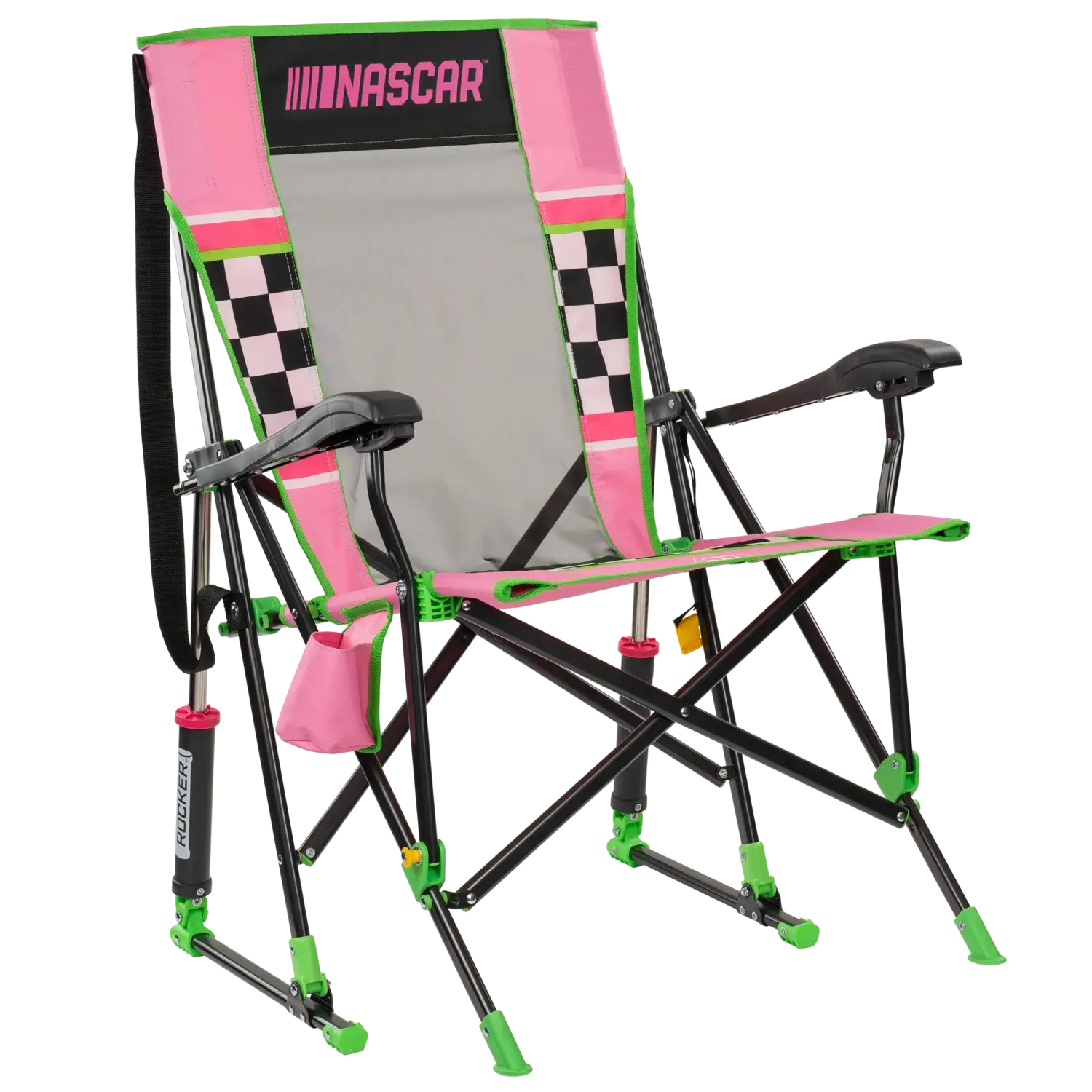 Premium All-Weather RoadTrip Rocker - NASCAR For Her - Choice 560 - Patented Spring-Action Rocking Chair for Camping - Default Title