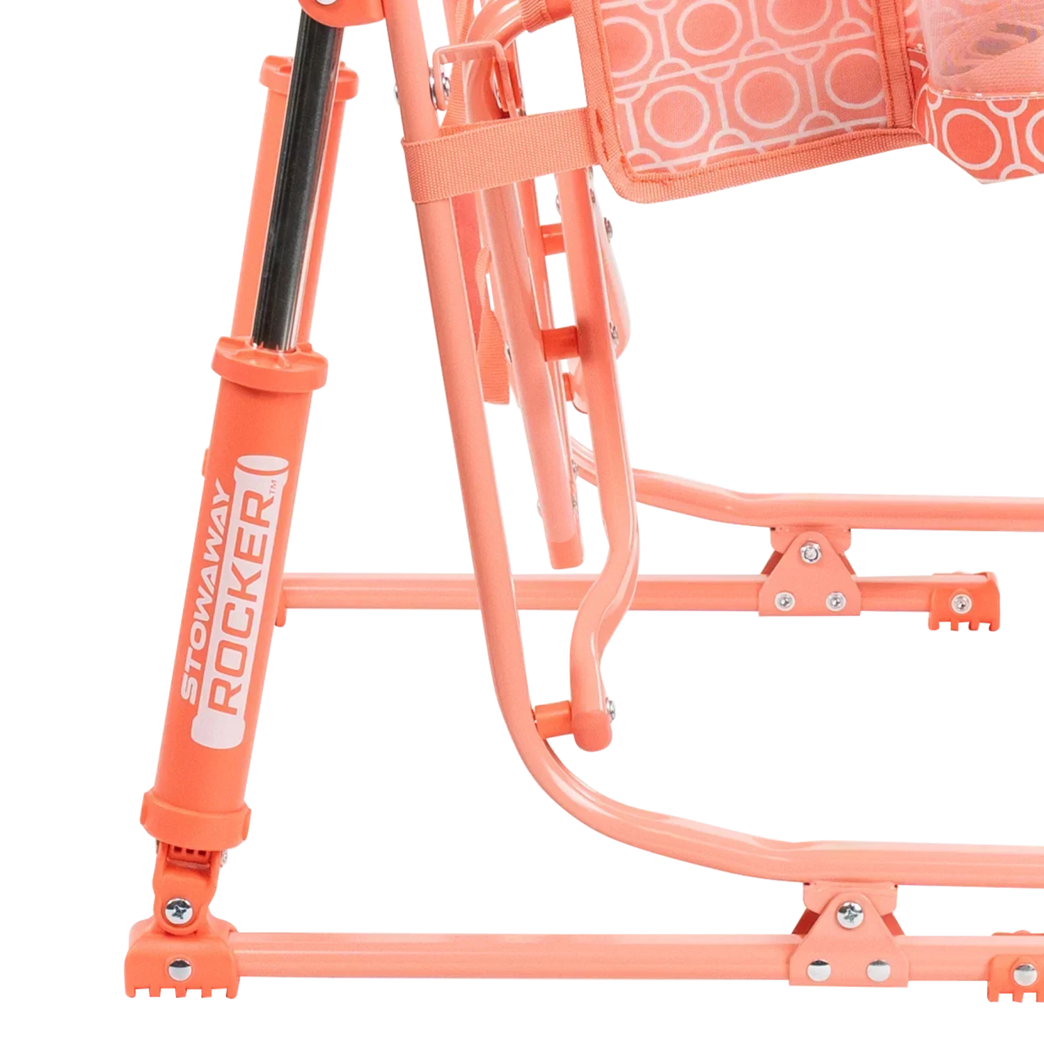 Patented Spring-Action Stowaway Rocker - Choice 794 - Patented Spring-Action Rocking Chair for Camping Detail