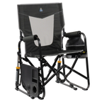Patented Spring-Action Stowaway Rocker with Side Table - Choice 253 - Freestyle Rocker Portable Outdoor Folding Chair Detail