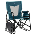 Patented Spring-Action Stowaway Rocker with Side Table - Choice 253 - Freestyle Rocker Portable Outdoor Folding Chair Detail