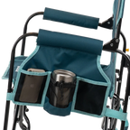 Patented Spring-Action Stowaway Rocker with Side Table - Choice 253 - Freestyle Rocker Portable Outdoor Folding Chair Detail