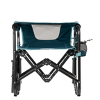 Patented Spring-Action Stowaway Rocker with Side Table - Choice 253 - Freestyle Rocker Portable Outdoor Folding Chair Detail