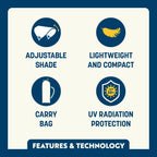 Heavy Duty SunShade Accessory - NASCAR - Choice 704 - Pop-Up Outdoor Sun Shelter - UV400 Protection Detail